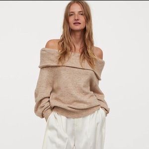H&M Off The Shoulder Sweater